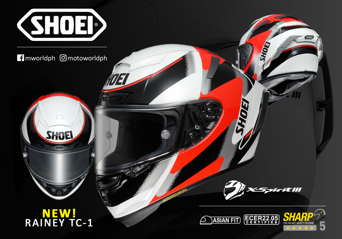 SHOEI X-FOURTEEN Marc Marquez BLACK CONCEPT 2.0 Now available
