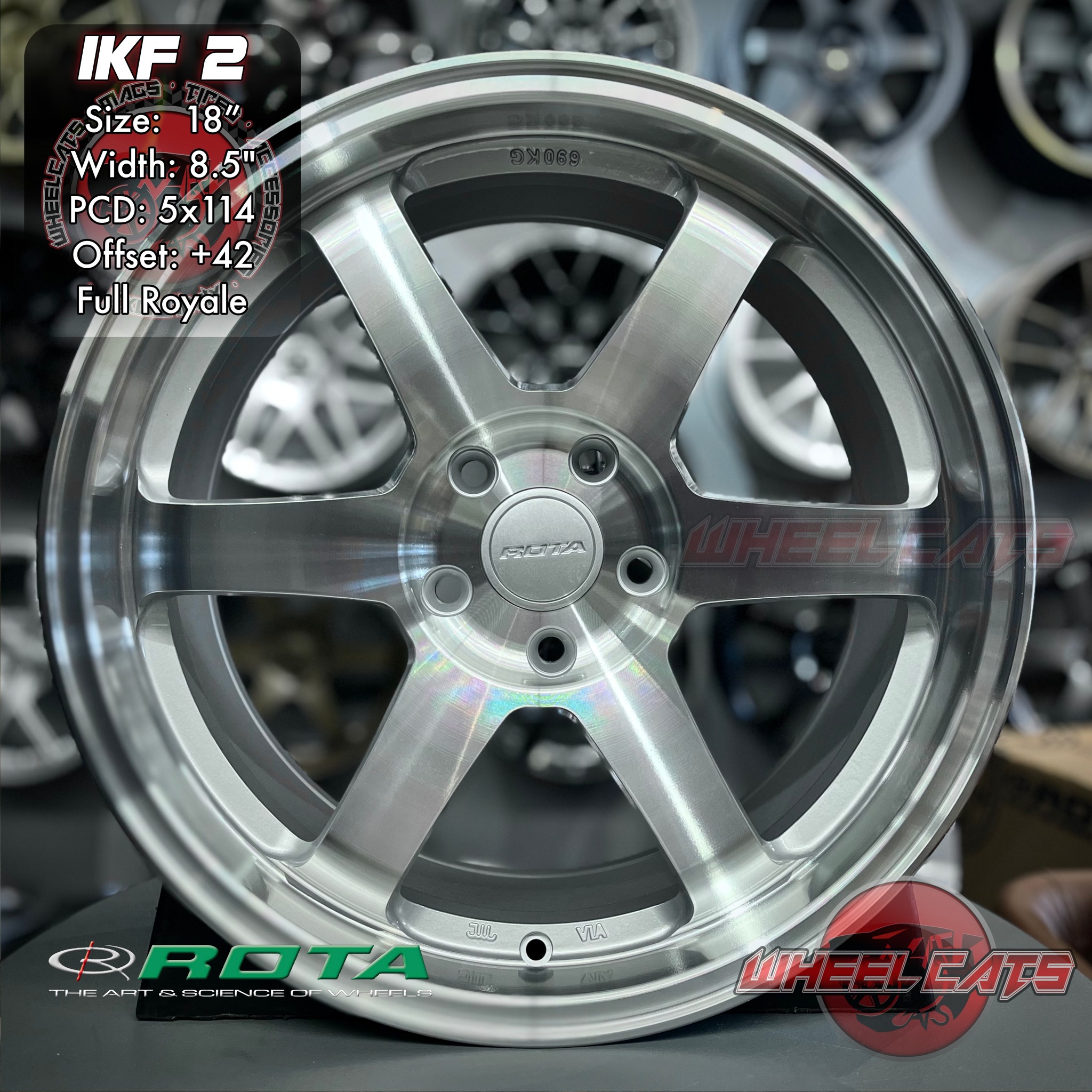 WheelCats - New arrival ROTA IKF-2 18x8.5 5x114 in Full Royale ALL-IN ...