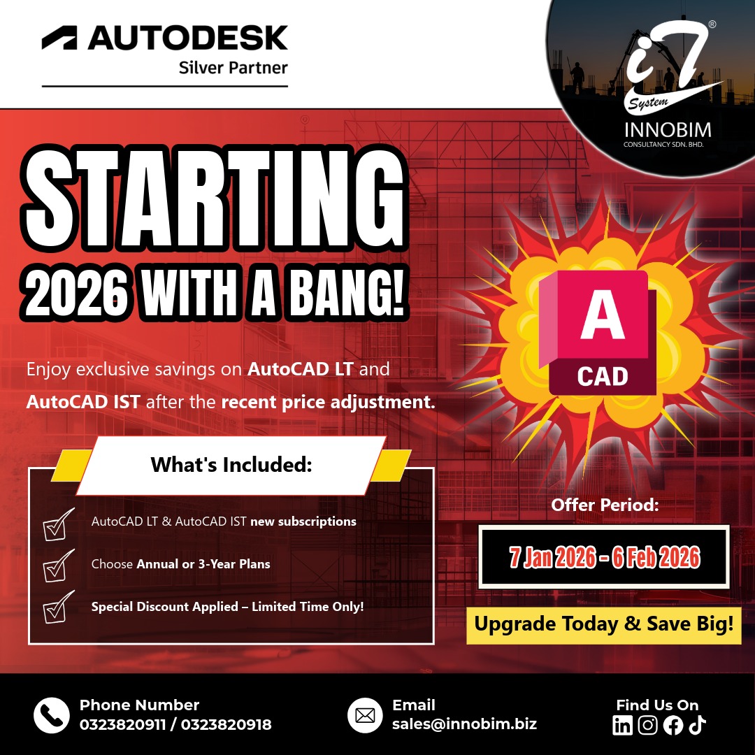 Innobim - 🚀 START 2026 WITH A BANG! Enjoy exclusive savings on AutoCAD ...