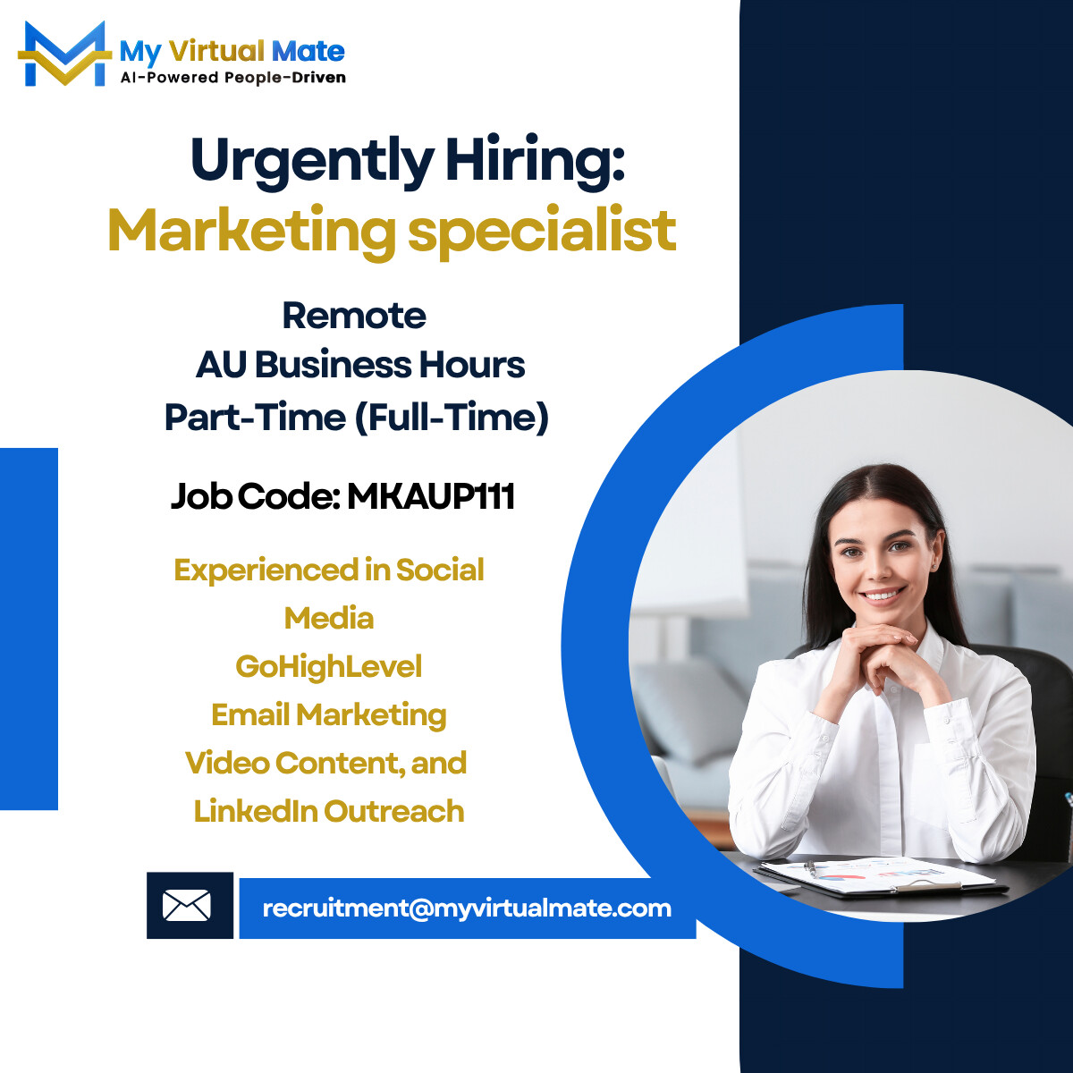 My - 🚀 We’re Hiring: Marketing specialist (Remote | AU Time zone) 💼 JD ...