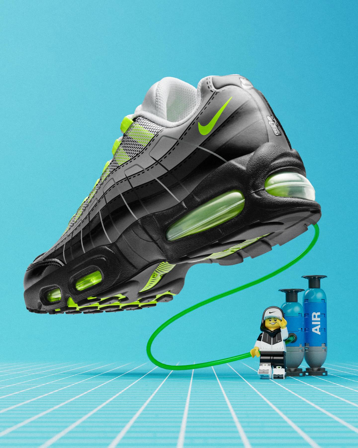 Nike and the The LEGO Group unveiled their Nike Air Max 95 x LEGO