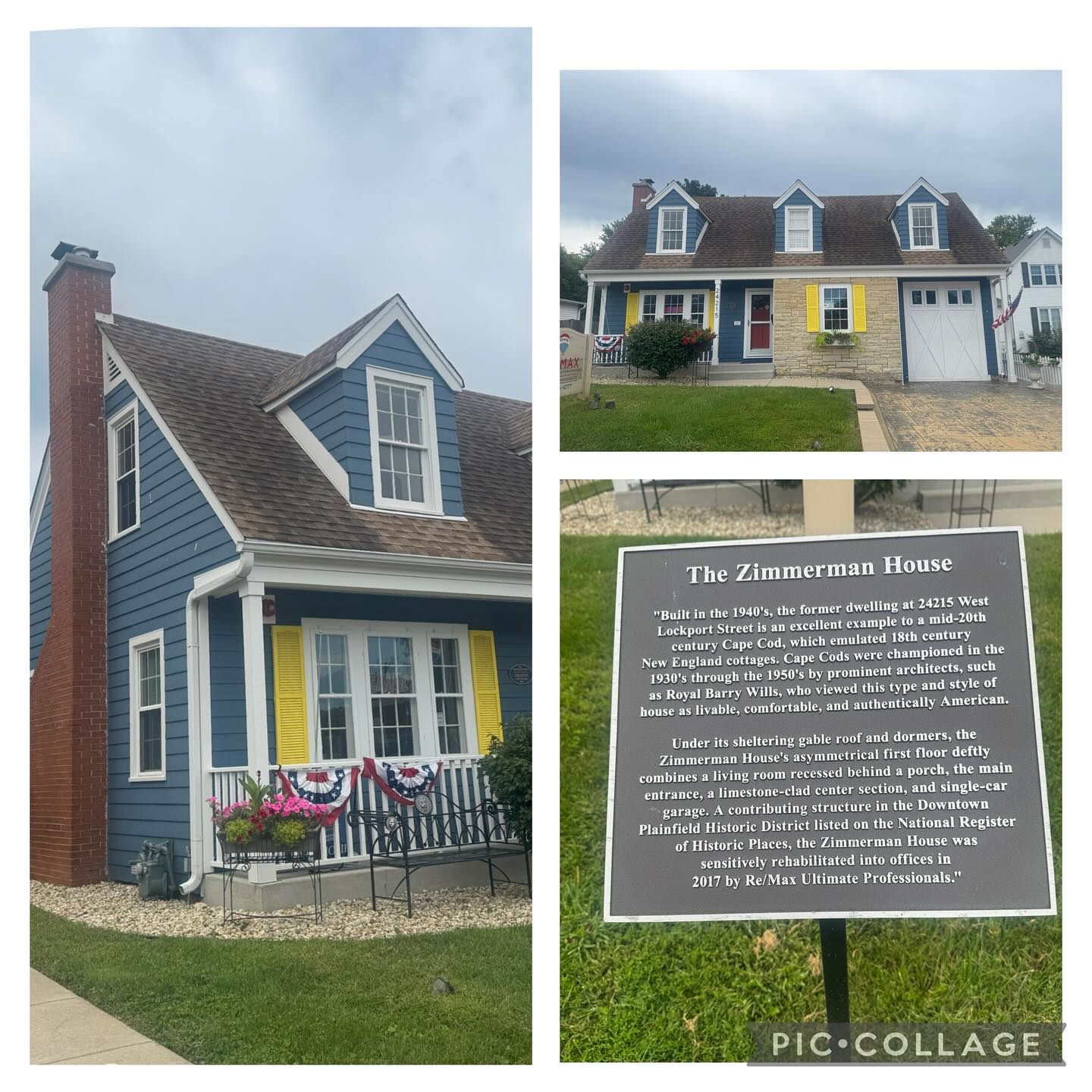 On - The Zimmerman House “Built in the 1940’s, the former dwelling at ...