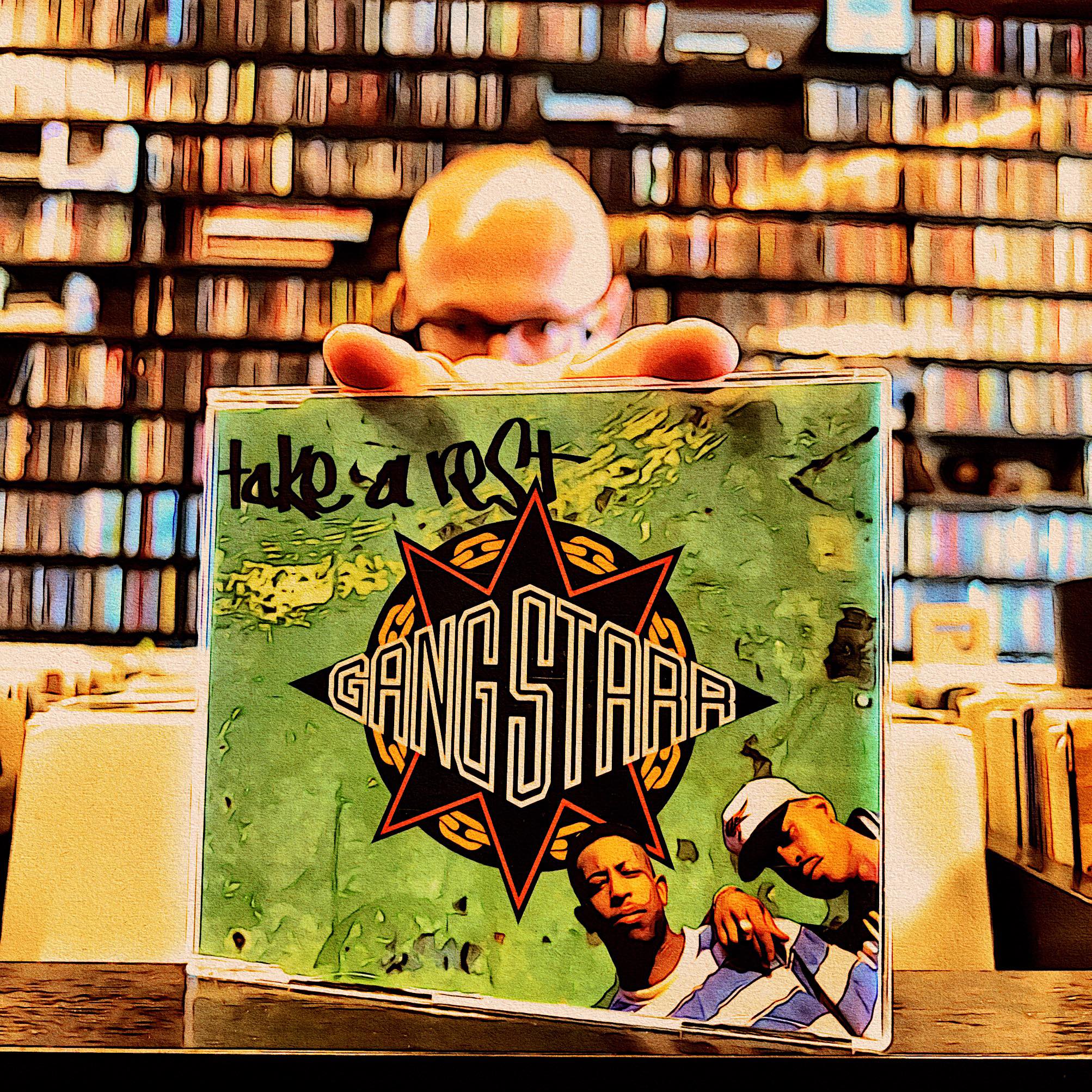 Some days I could honestly just work my way through the Gang Starr
