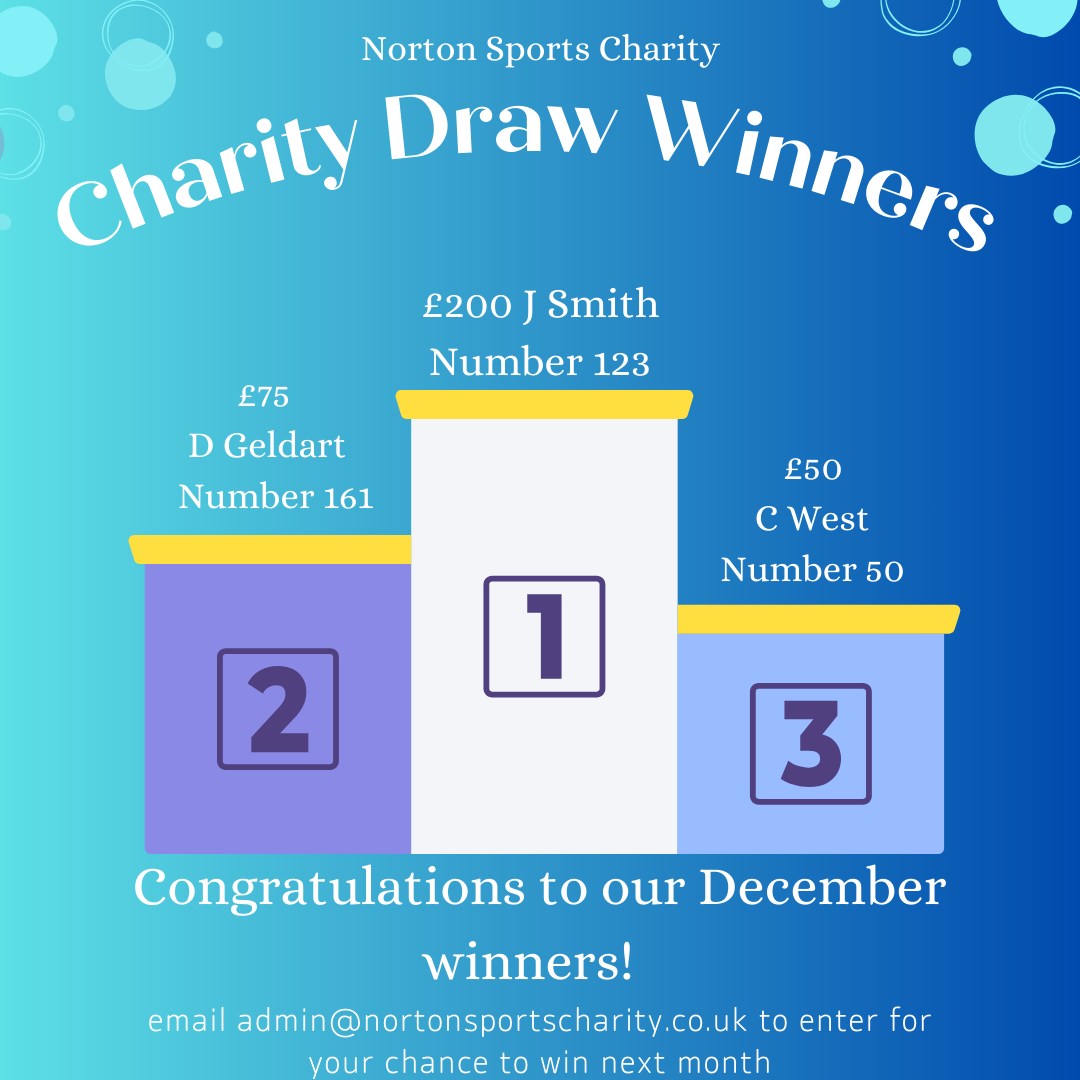 Congratulations to our three... - Norton Sports Charity | Facebook