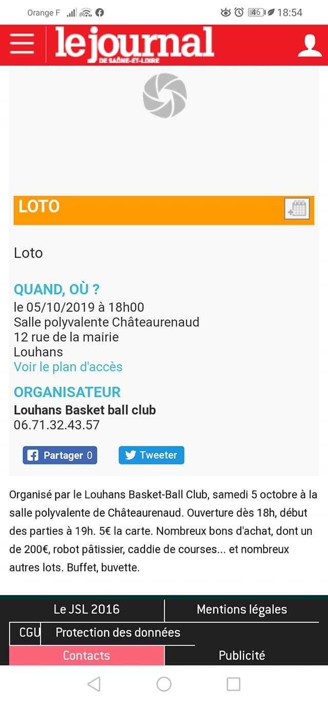 Loto Bingo Dans Le 39 Ce Week end