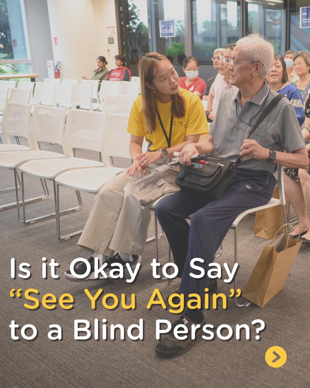 Is it inappropriate to say “see... - Guide Dogs Singapore Ltd | Facebook