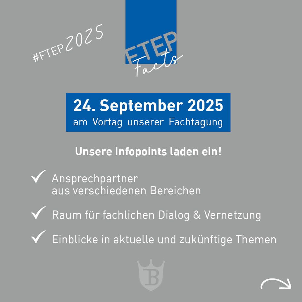 Druckerei - 📍Infopoints @ FTEP 2025 – Information. Expertise. Austausch ...