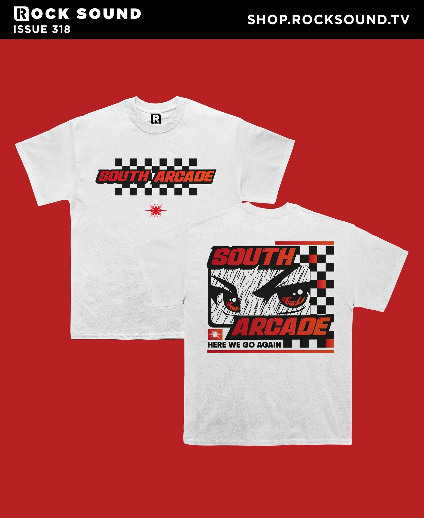 This world exclusive South Arcade t-shirt design is only available