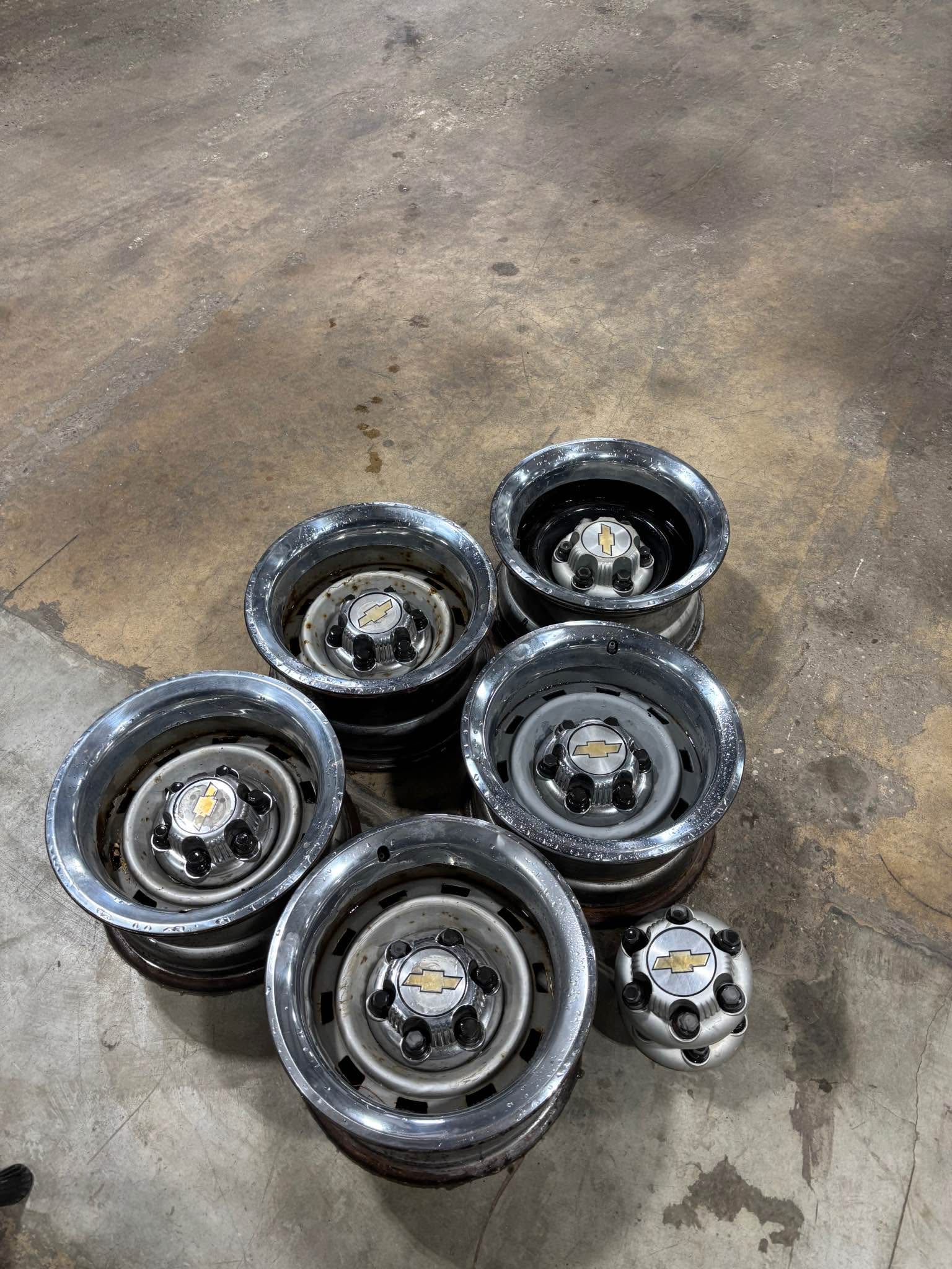 Chevy Square body 6 lug rally wheels - Car Wheels, Tires & Parts ...