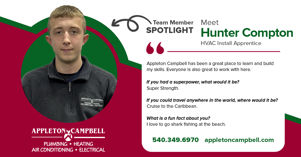 Appleton - Congratulations to Hunter, our Employee of the Month! His ...