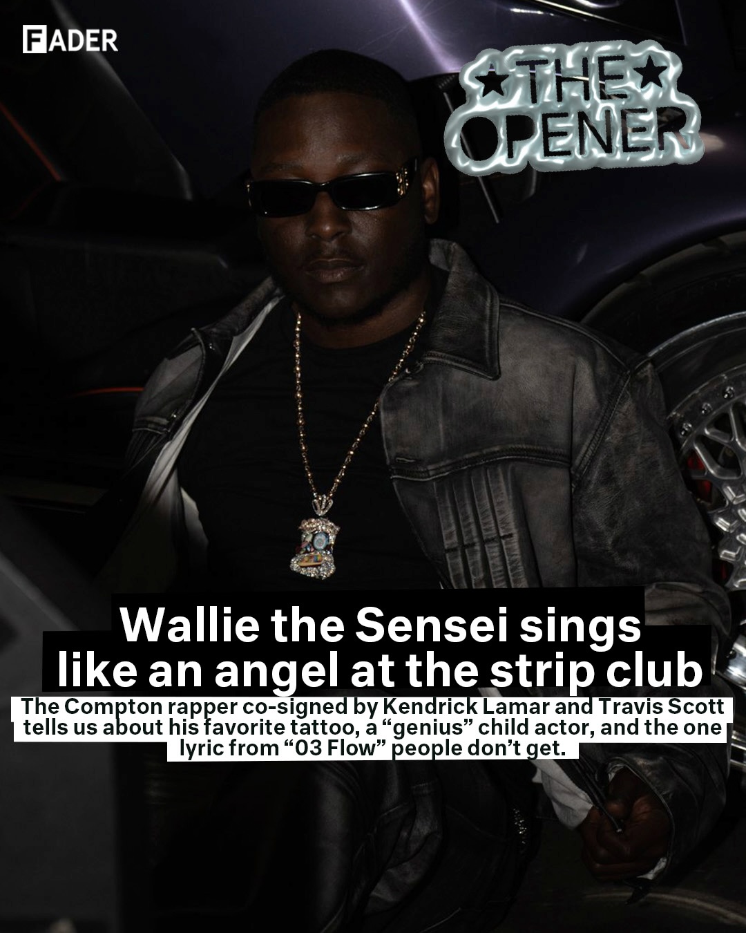 The FADER - Compton rapper-singer Wallie The Sensei has a... | Facebook