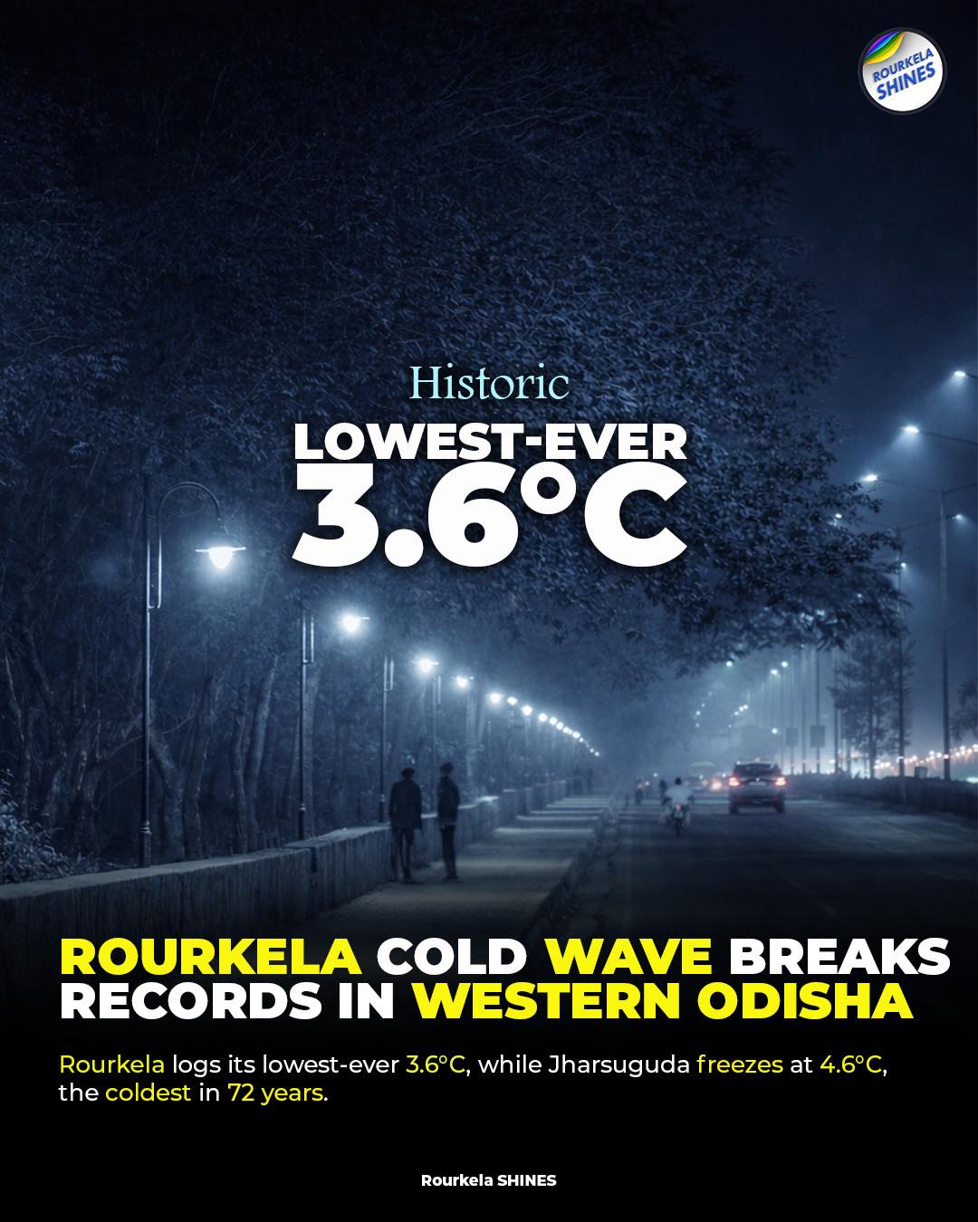 Rourkela - Western Odisha reeled under an intense cold wave on Monday ...