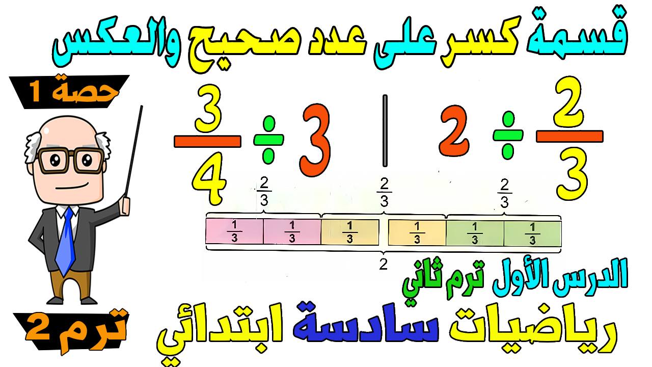 مقهى - بدأنا الترم الثاني لسادسة ابتدائي على قناة مقهى الرياضيات ع ...