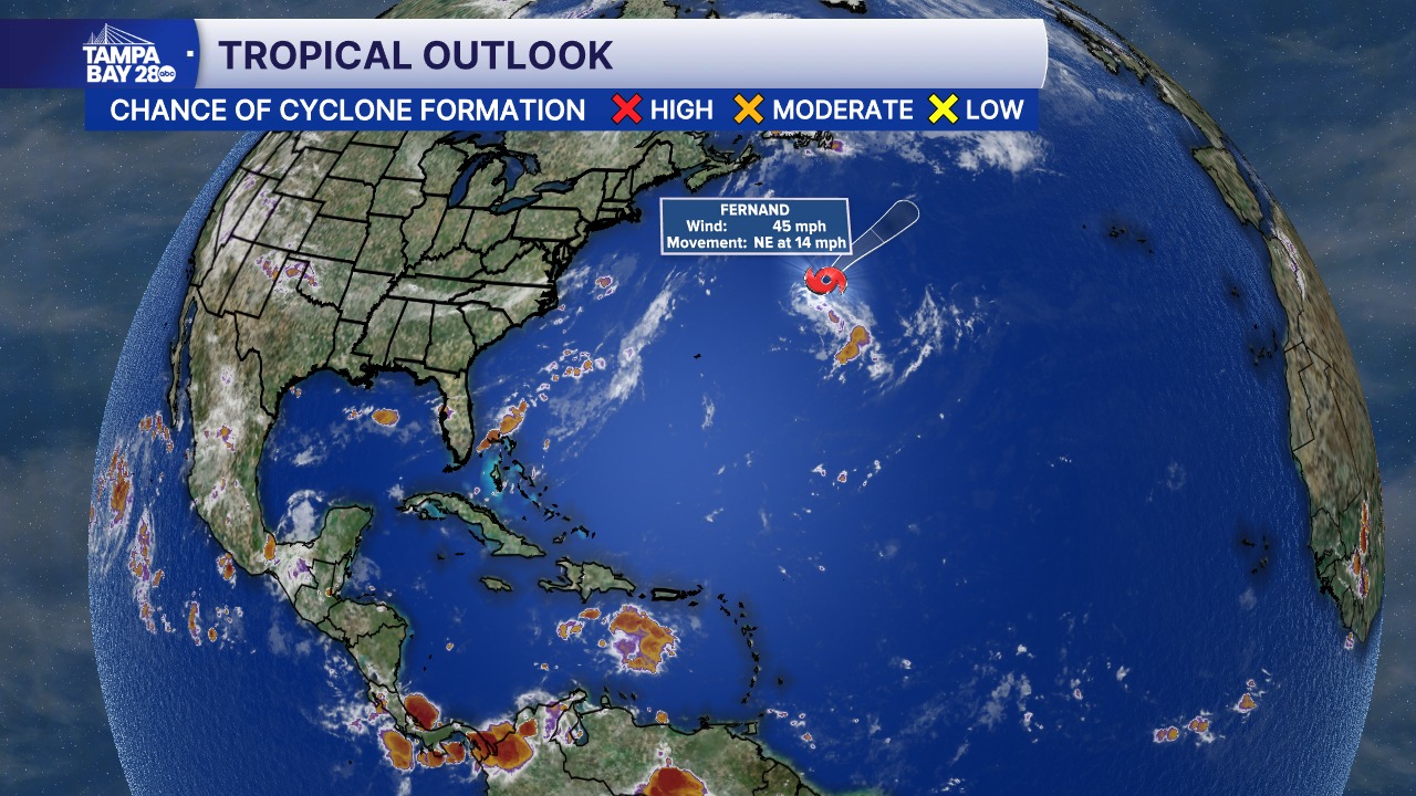 Denis Phillips - TROPICS | Fernand is weakening and moving... | Facebook