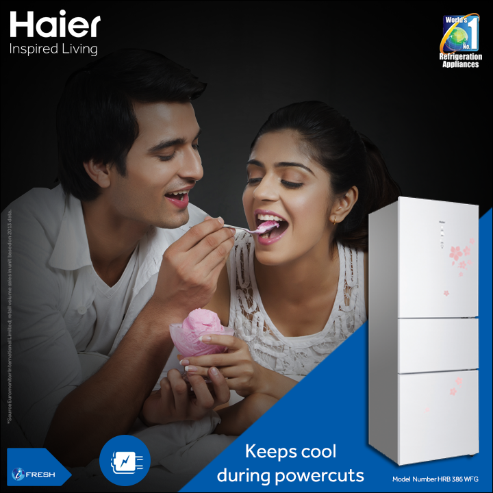 Haier Haier S Bottommounted Refrigerator With Bigger Cooling Pads Keeps Everything Fresh For 10 Hours Even After A Powercut Know More Here Bit Ly 1zpqvx1 Facebook