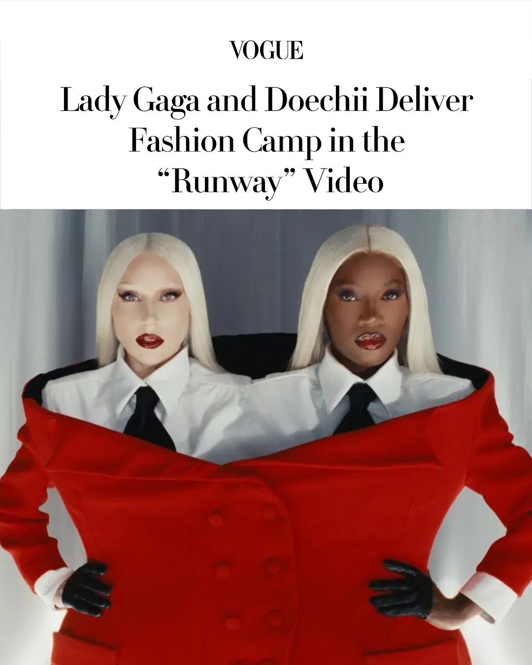 RUNWAY 【新品未読】プラダを着た悪魔2 US VOGUE