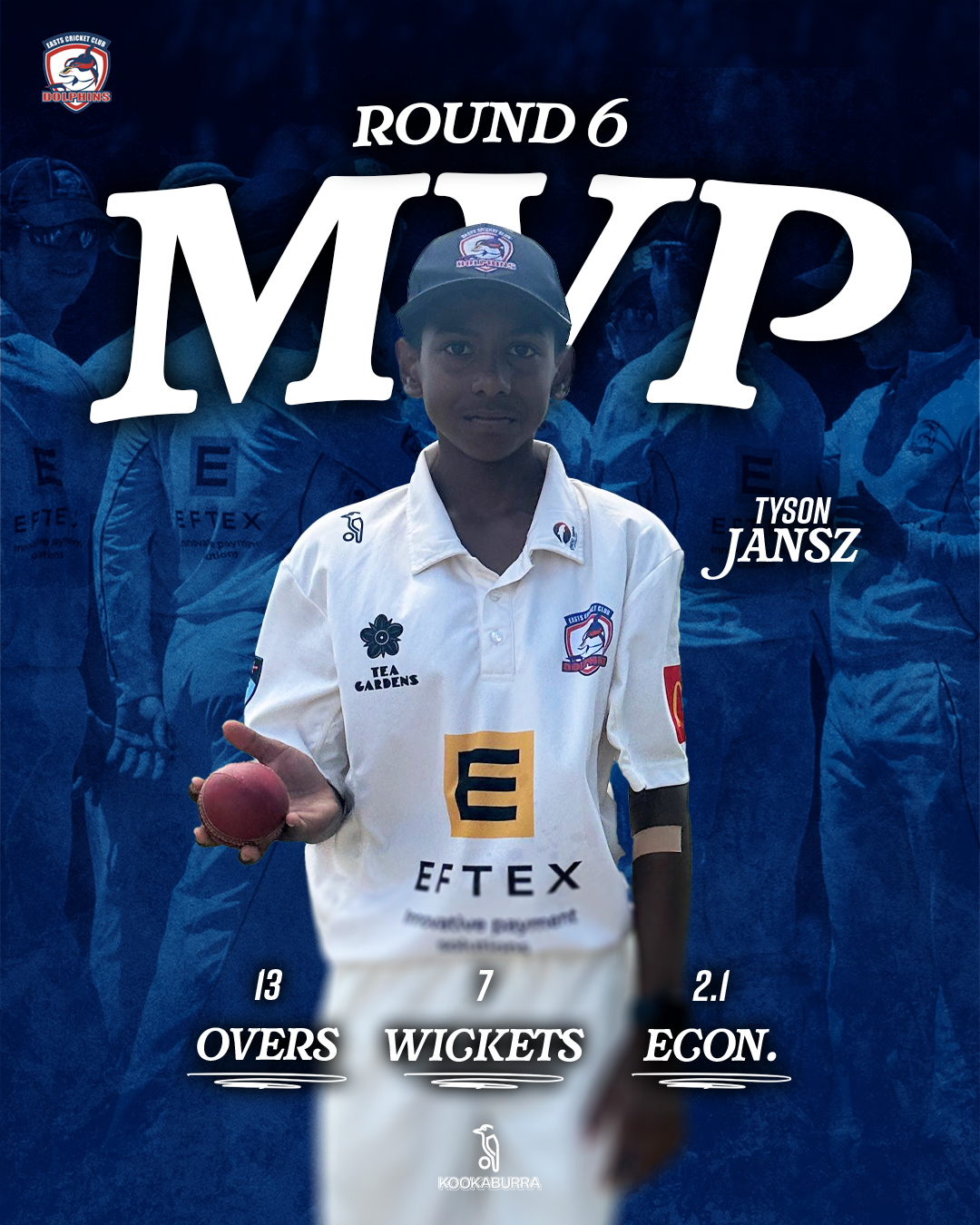 Easts Dolphins - Our Round 6 Kookaburra Cricket AUS and NZ... | Facebook