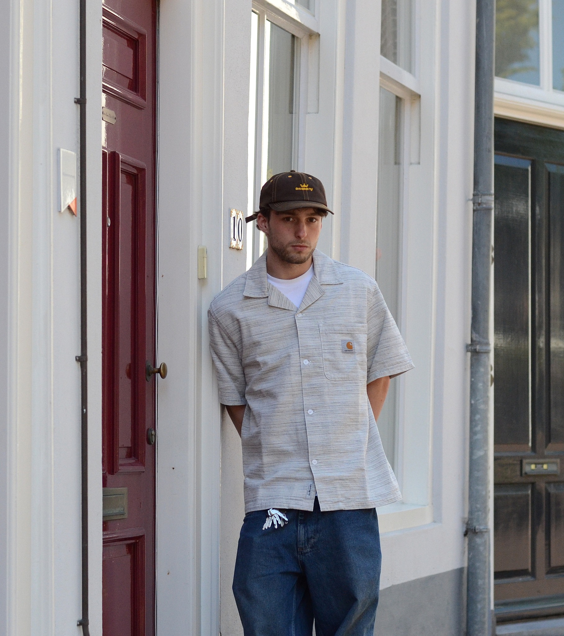 Carhartt WIP S/S Gellar Shirt, Wax rinsed The Gellar Shirt is made