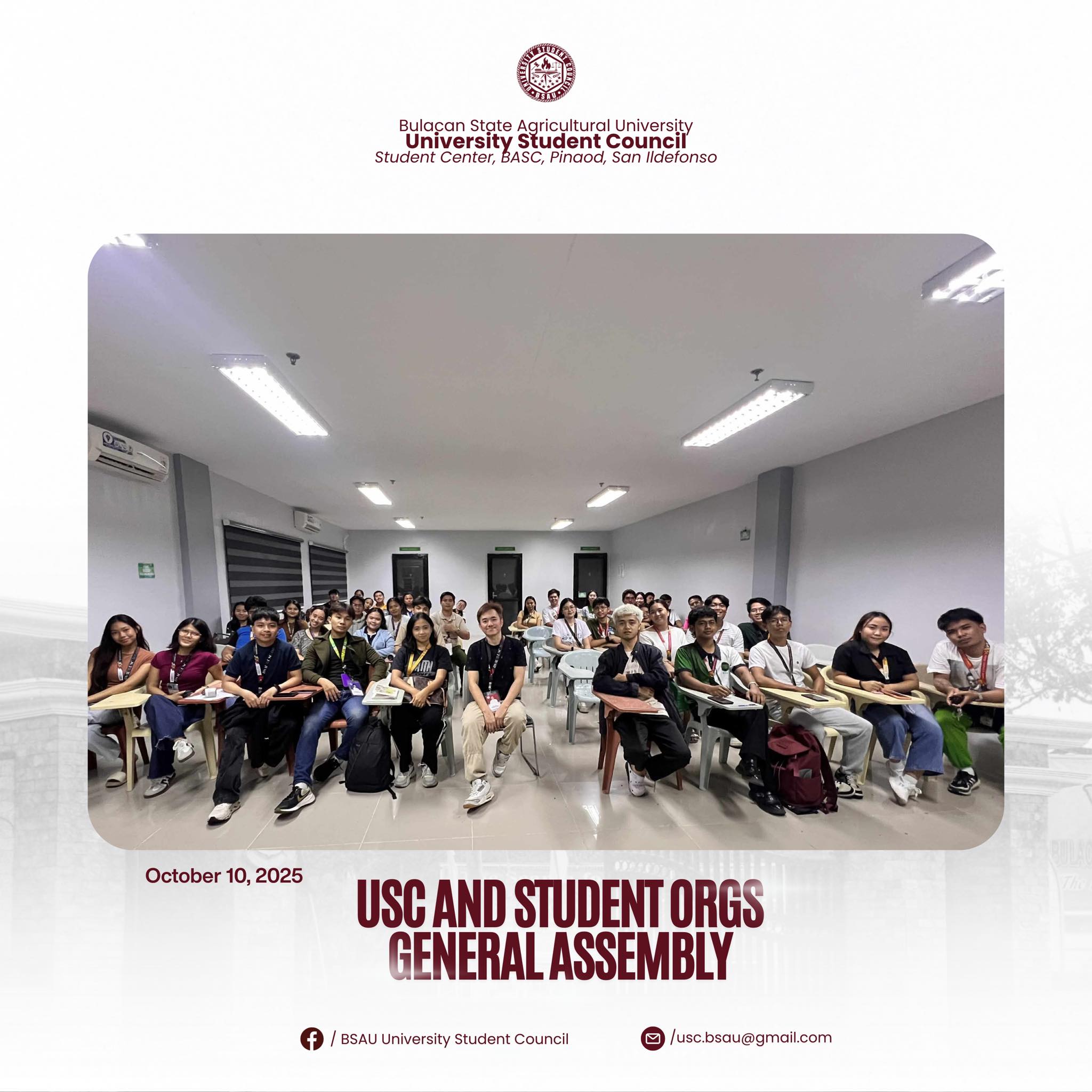BSAU - UPDATE | The USC, together with the student organizations ...