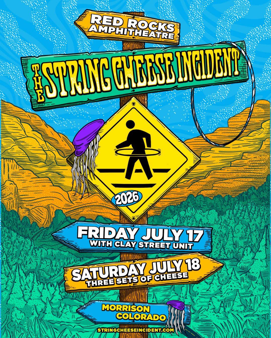 👀 The String Cheese Incident POP UP + GRASSROOTS HAT 🙌 Saturday