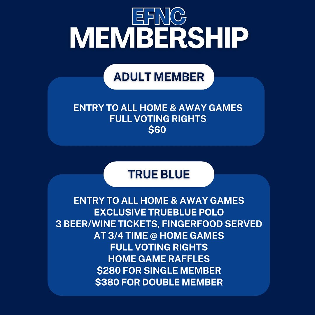 Epping - 🔵⚪️EFNC 2025 MEMBERSHIPS🔵⚪️ Memberships are here to purchase ...