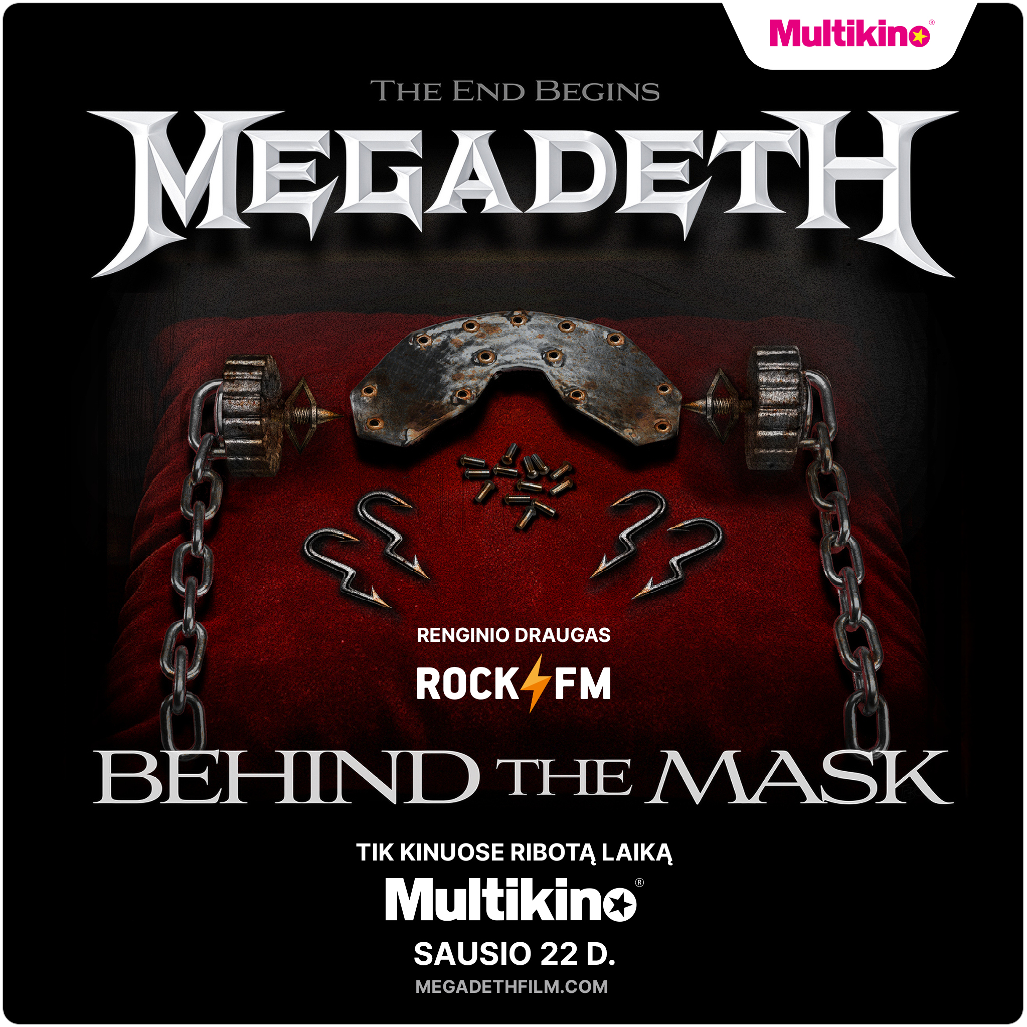 MEGADETH - BEHIND THE MASK filmas... - Multikino Lietuva | Facebook