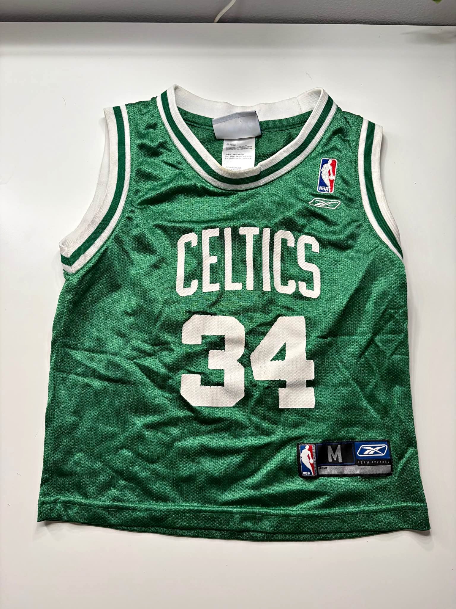Reebok Boston Celtics Paul Pierce #34 Youth Jersey Size M (5-6 