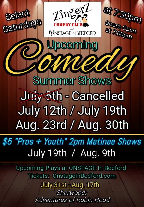 Zingerz Comedy Club | Bedford TX