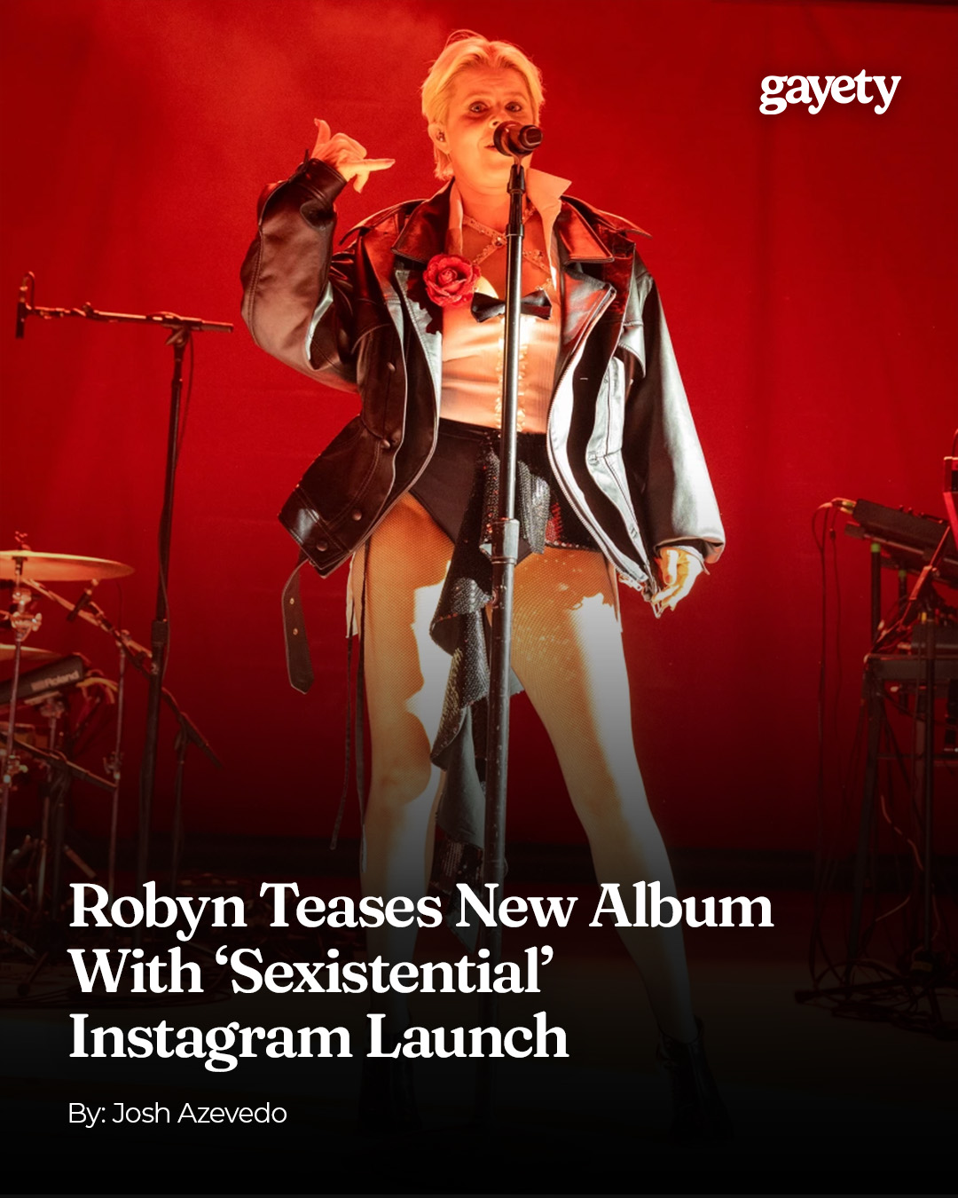 Gayety - Robyn just launched a mysterious Instagram called... | Facebook