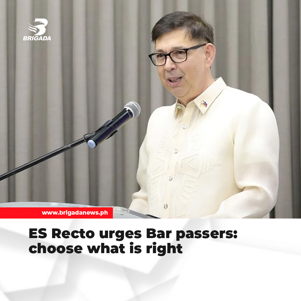 95.7 - Executive Secretary Ralph Recto congratulated the newly minted ...