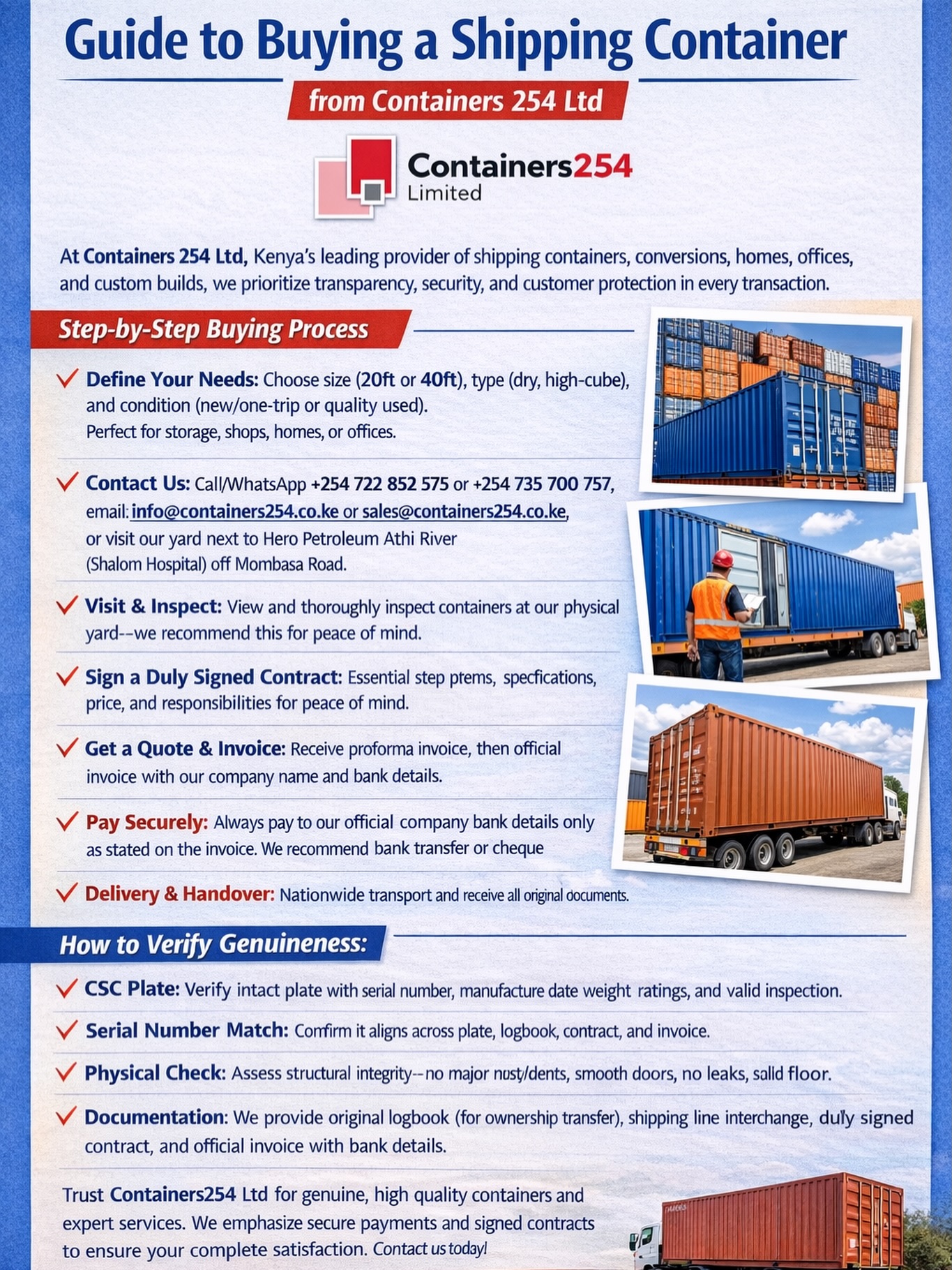 Containers - Here is a step by step to buying a shipping container ...