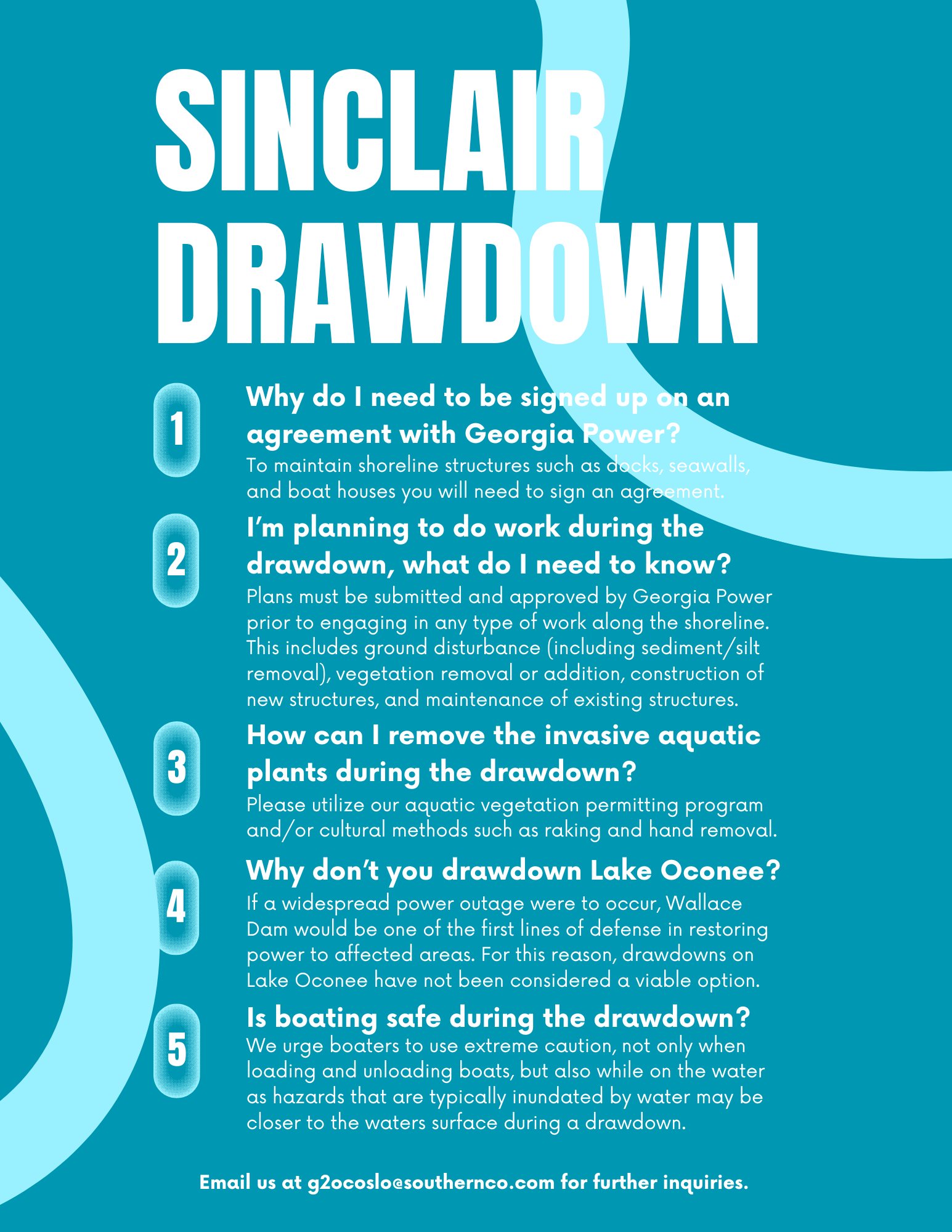 Lake - 💧Lake Sinclair Drawdown FAQ Series💧 That's a wrap! Over the last ...