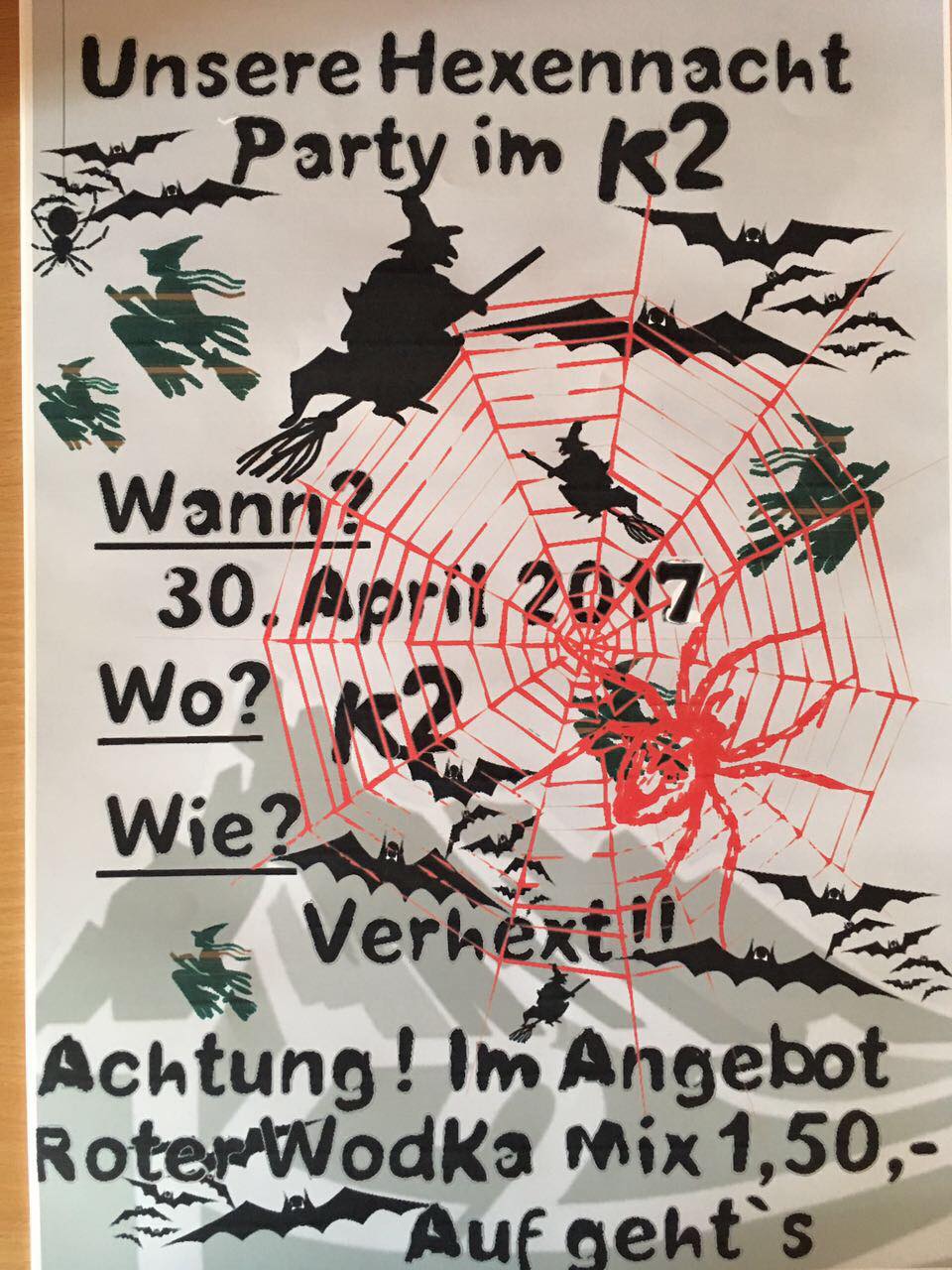 Gaststatte K2 Hexennacht Party Im K2 Achtung