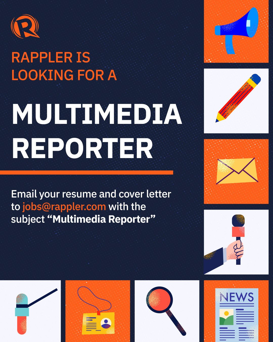 Rappler - Join hashtag#TeamRappler! Rappler is looking for a MULTIMEDIA ...