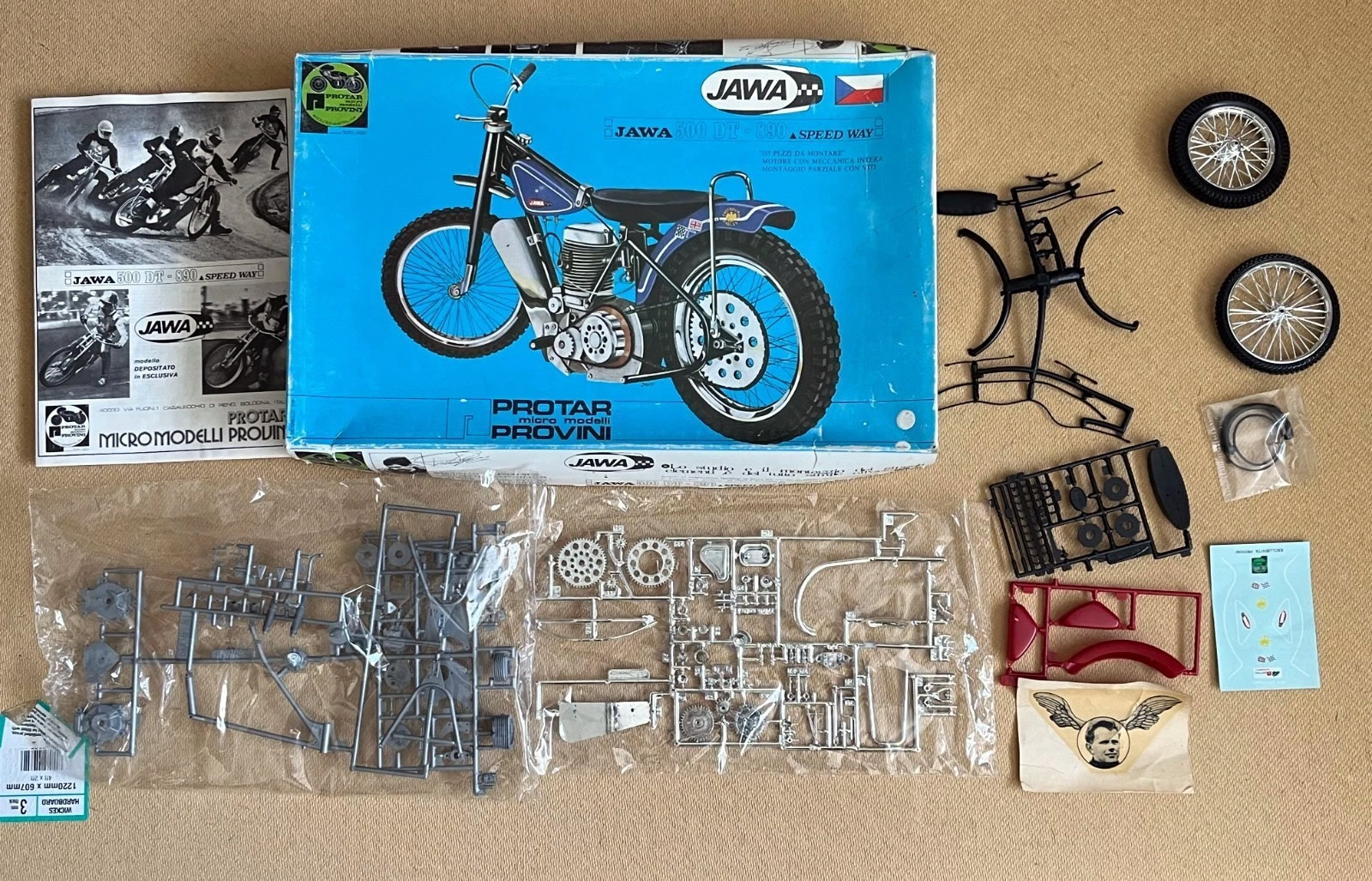 Ad: Protar Jawa 500 DT 890 Speedway bike model kit On eBay here 