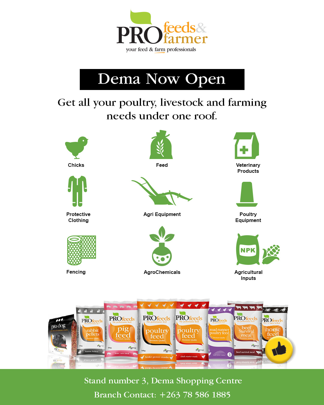 Profeeds - 🎉 Big News, Dema Farmers! Profarmer is NOW OPEN! 🐓🌾🐄 Your ...