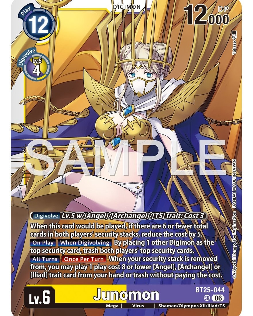 BT25-044 Junomon (SR) #TIMESTRANGER #digimon #bandai #tcg