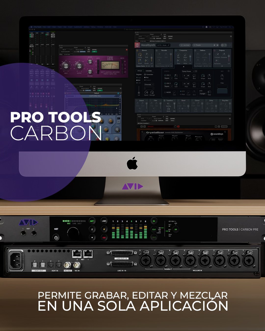 Zvuk IG - EL CEREBRO DE TU ESTUDIO PRO TOOLS Carbon | Facebook