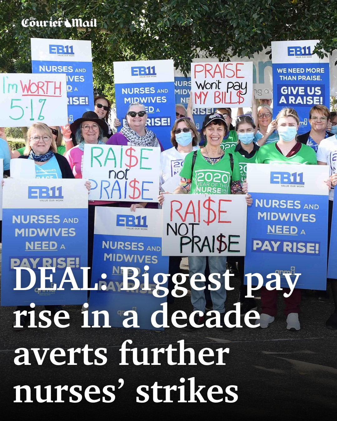 Southern - Queensland nurses have won an 11 per cent pay rise and ...