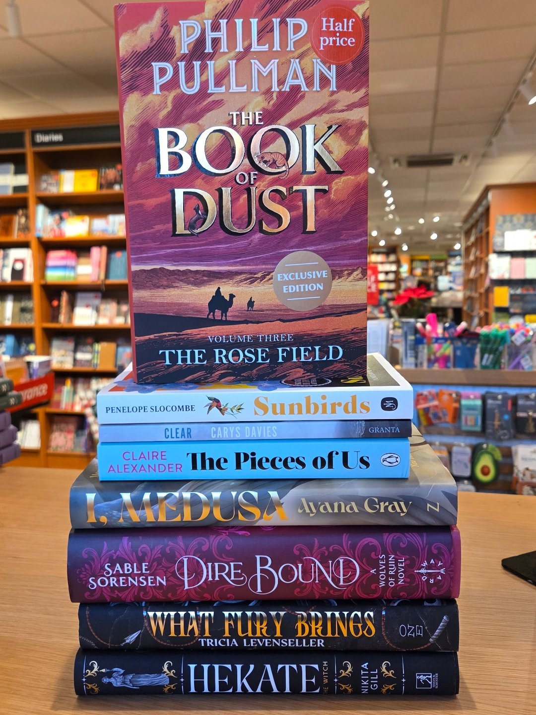Waterstones - ⭐️ Carley’s top books of 2025 ⭐️ Top billing goes to the ...
