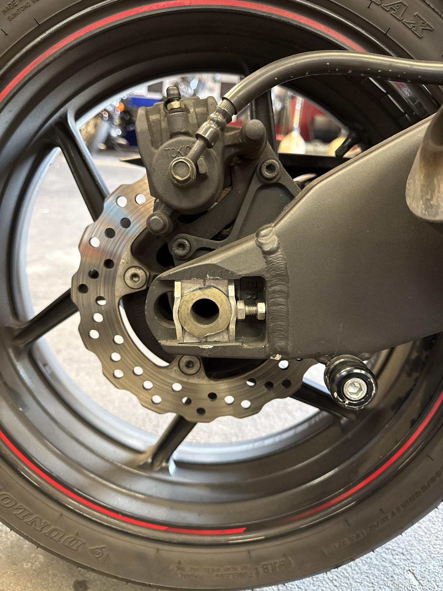 zx6r rear axle replacement needed