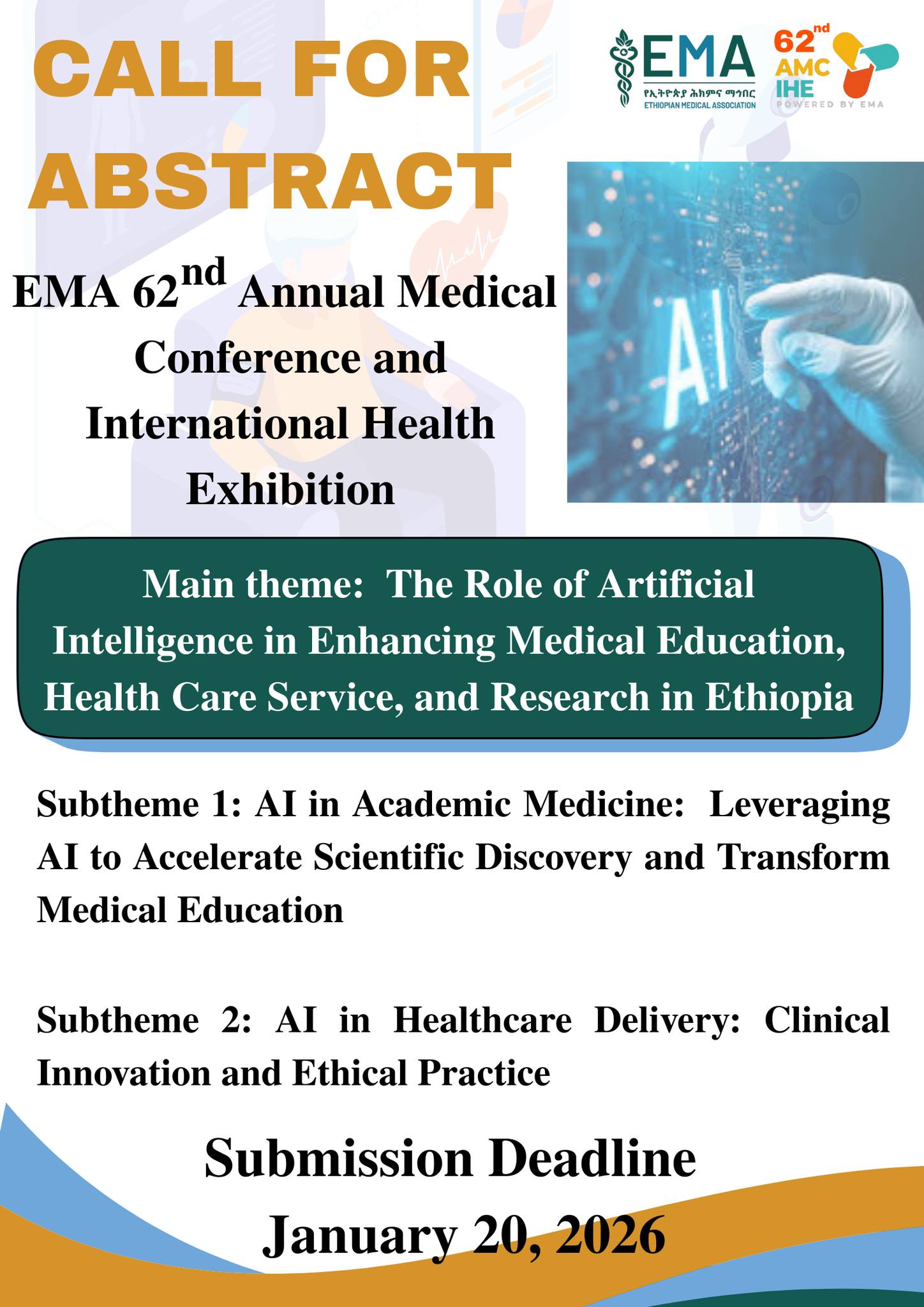 Ethiopian - 📢 Call for Abstracts! The Ethiopian Medical Association ...