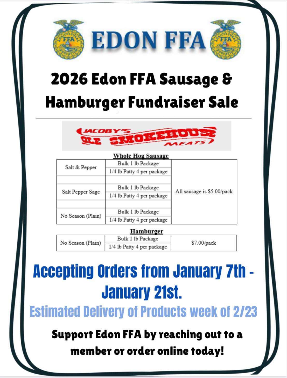 Edon FFA Alumni - Edon FFA Alumni added a new photo.
