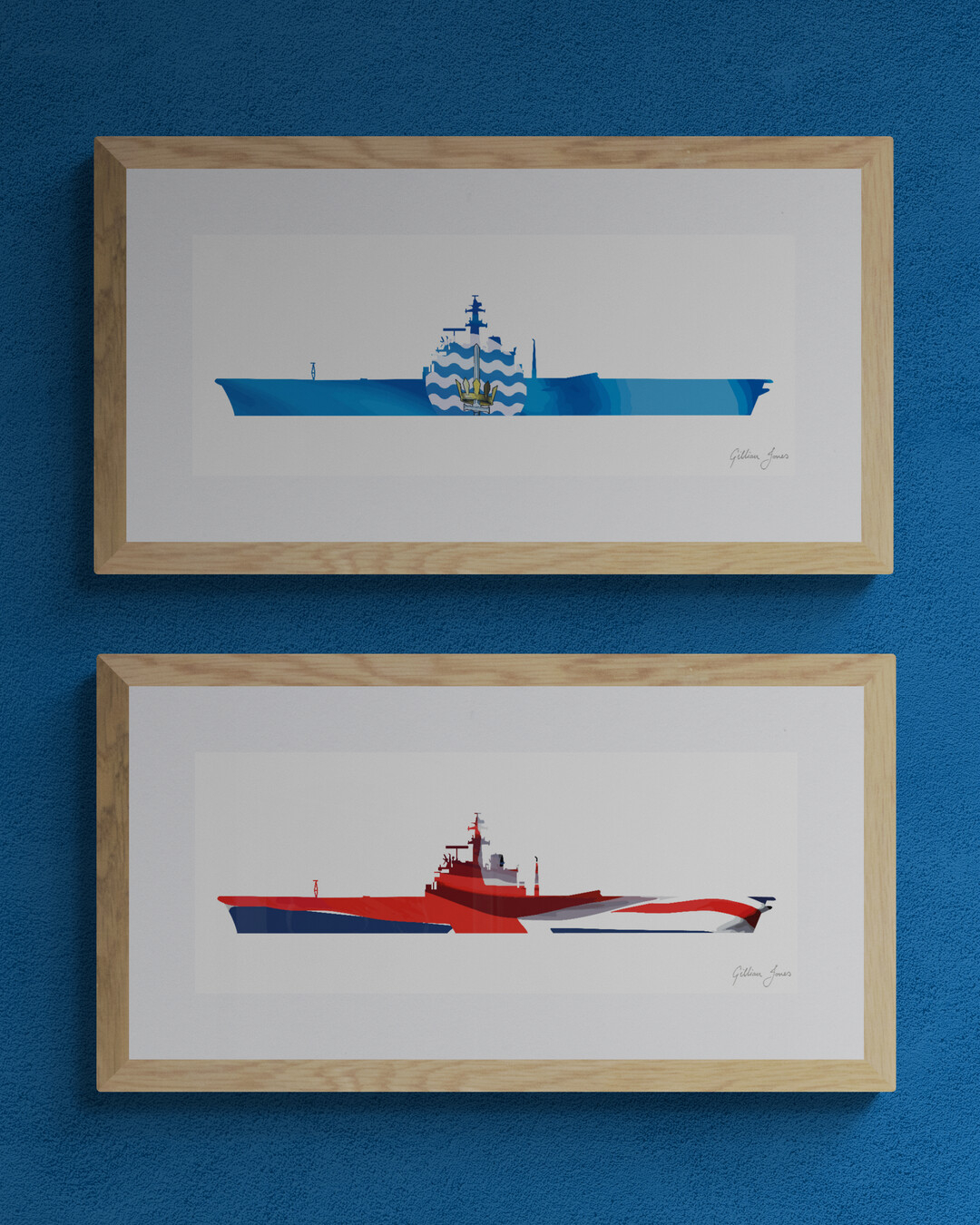 Gillian - Another design from the archives! This is HMS Bulwark, a ...