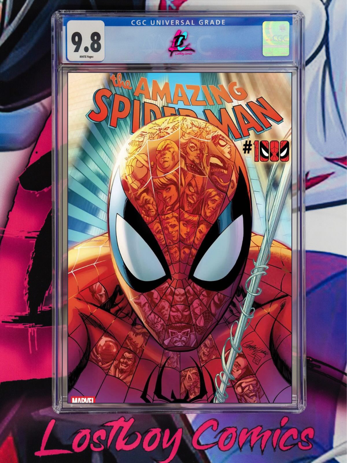 パワーパフガールズ VS スパイダーマン 作家サイン入りオリジナル原画 パワーパフガールズ VS スパイダーマン 作家サイン入りオリジナル原画