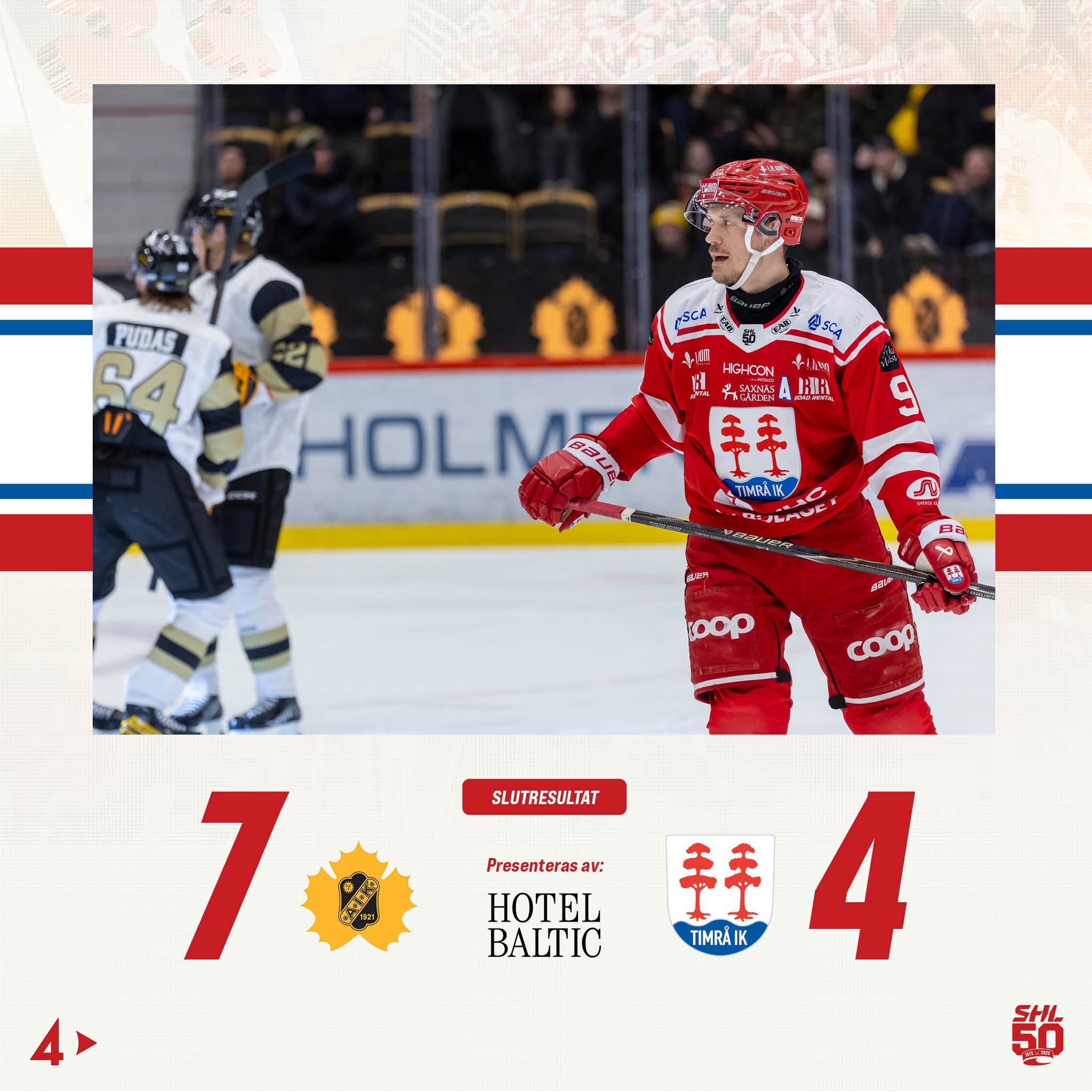 Timrå IK Hockey Match Resultat