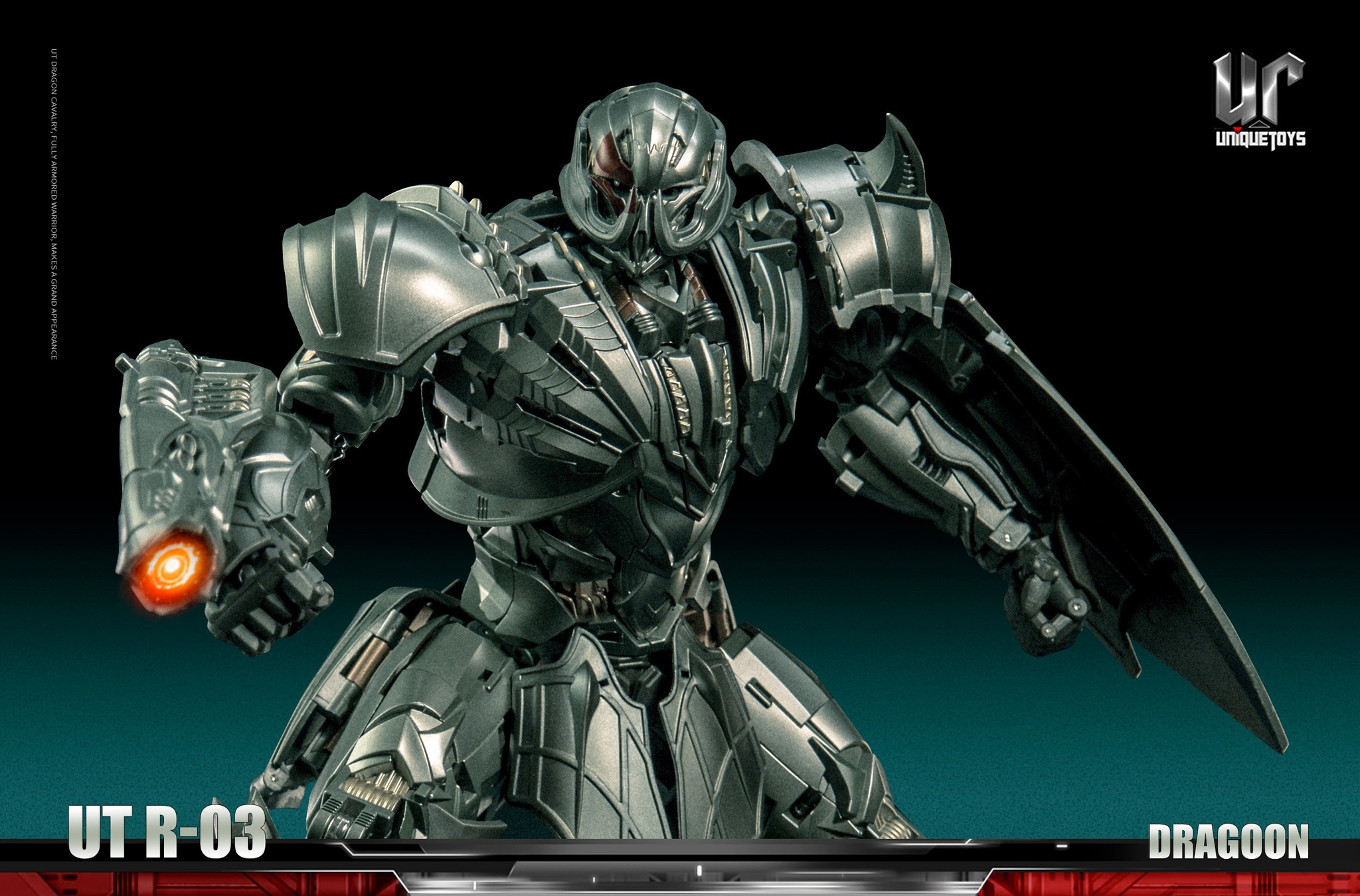 Unquetoys R-03 Dragoon reissue Transformers figure