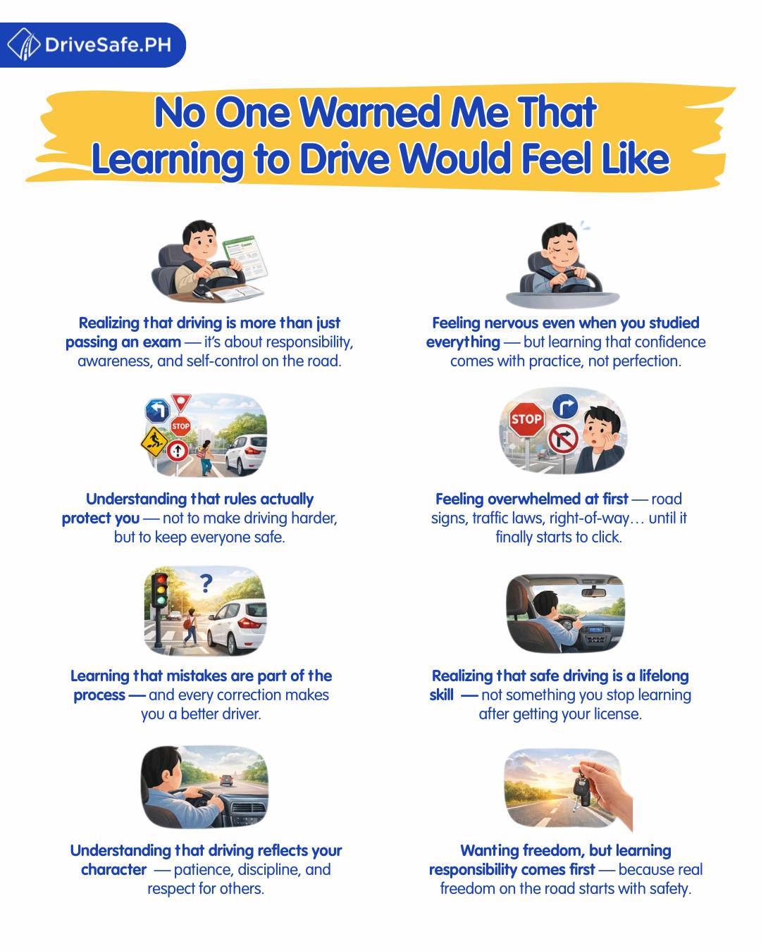 DriveSafe PH - Hindi pala basta exam lang ang pagkatutong... | Facebook