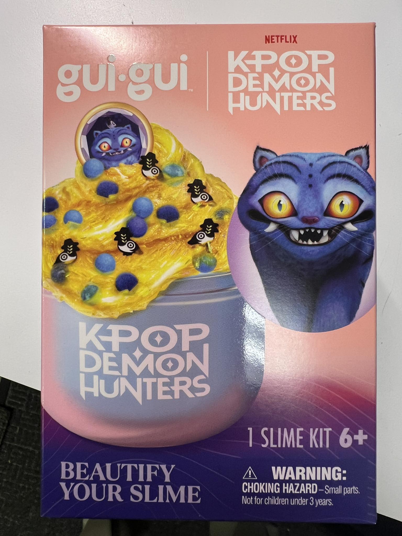 In store now. GUI GUI slime. K-pop.