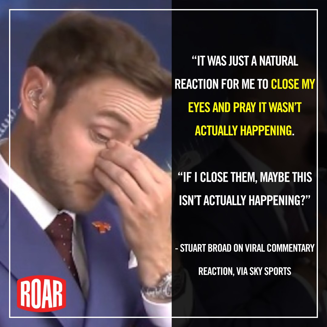 Roar Cricket - Stuart Broad has revealed what was going... | Facebook